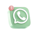 whatsapp with notification icon